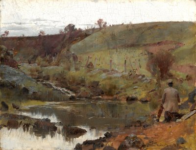 デアビンクリークの静かな日 作： Tom Roberts